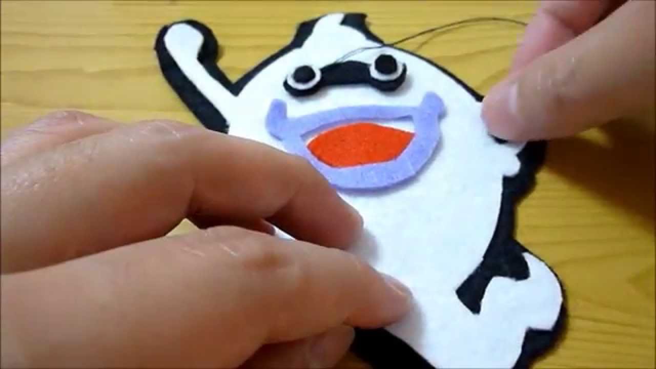 ハンドメイド フェルトでワッペン作り 妖怪ウォッチ ウィスパー Youtube