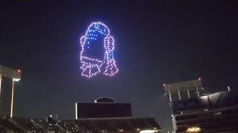 Biggest drone display ever drones light show