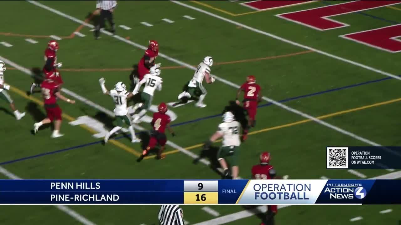 WPIAL football playoffs PineRichland vs. Penn Hills YouTube