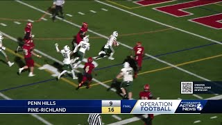 WPIAL football playoffs Pine-Richland vs Penn Hills