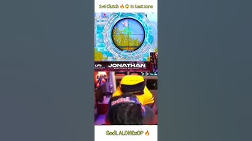 Jonathan Gaming Last Zone 1v4 Chicken Dinner 🤯🔥 | Insane Clutch#ytshorts #foryou #1v4clutch