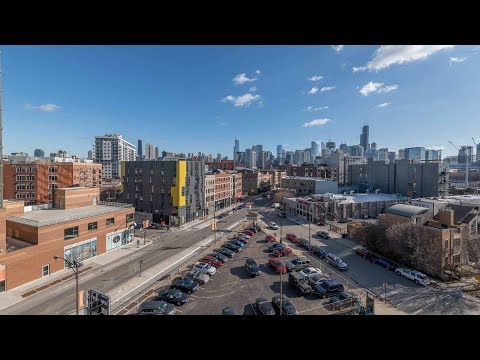 A skyline-view one-bedroom at River West's new Avenir apartments