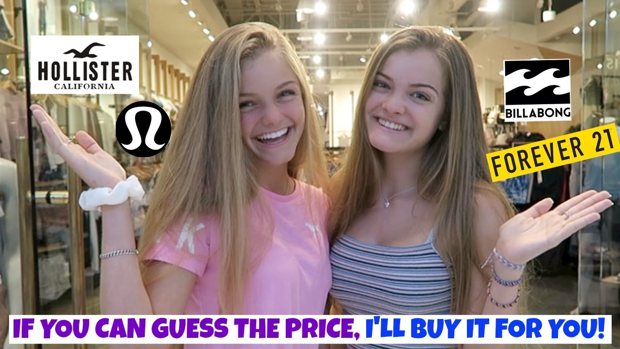 If You Can Guess the Price I'll Buy It For You Challenge Jacy and Kacy - YouTube.