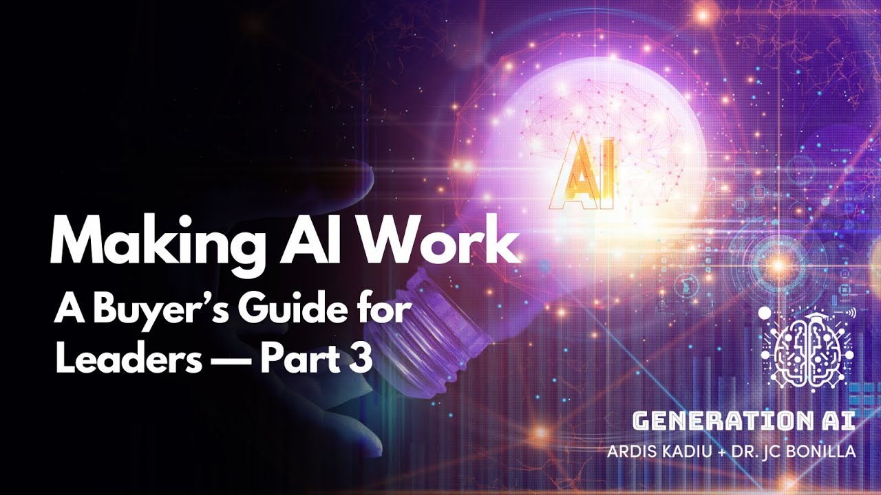 AI Buyer’s Guide for Leaders — Part 3 - YouTube