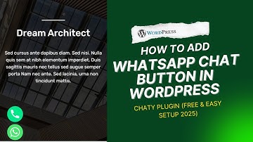 How to Add WhatsApp Chat Button in WordPress Using Chaty Plugin (Best Plugin Ever 2025).