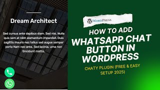 How to Add WhatsApp Chat Button in WordPress Using Chaty Plugin (Best Plugin Ever 2025)