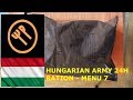 Hungarian army 24h ration - menu 7 (BB 2018)