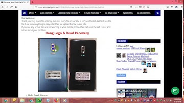Discover Note Flash File MT6580 LCD Fix Hang Logo & Dead Recovery Stock Rom