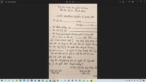 Buổi 4.2 - Chuyển đổi hình ảnh chữ viết tay bảng biểu thành văn bản