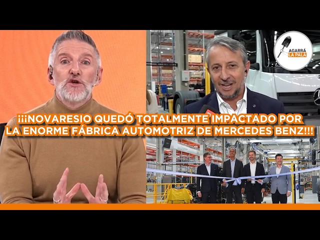 ¡¡¡NOVARESIO QUEDÓ EN SHOCK POR LA NUEVA PLANTA DE MERCEDES BENZ Y LOS NUEVOS PUESTOS DE TRABAJO!!!