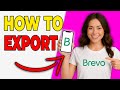 How To Export Email Reports From Brevo (Business Analysis 2026)