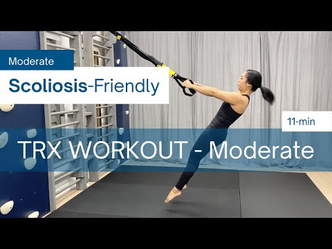 11-Min Scoliosis-Friendly TRX/SUSPENSION TRAINER Workout (MODERATE)