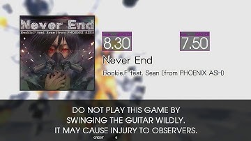 【GITADORA EXCHAIN Guitarfreaks】 Never End MASTER Guitar & Bass