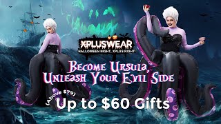 Xpluswear | Halloween Night, Xplus Right! Ursula Sea Witch Villain Party Costume
