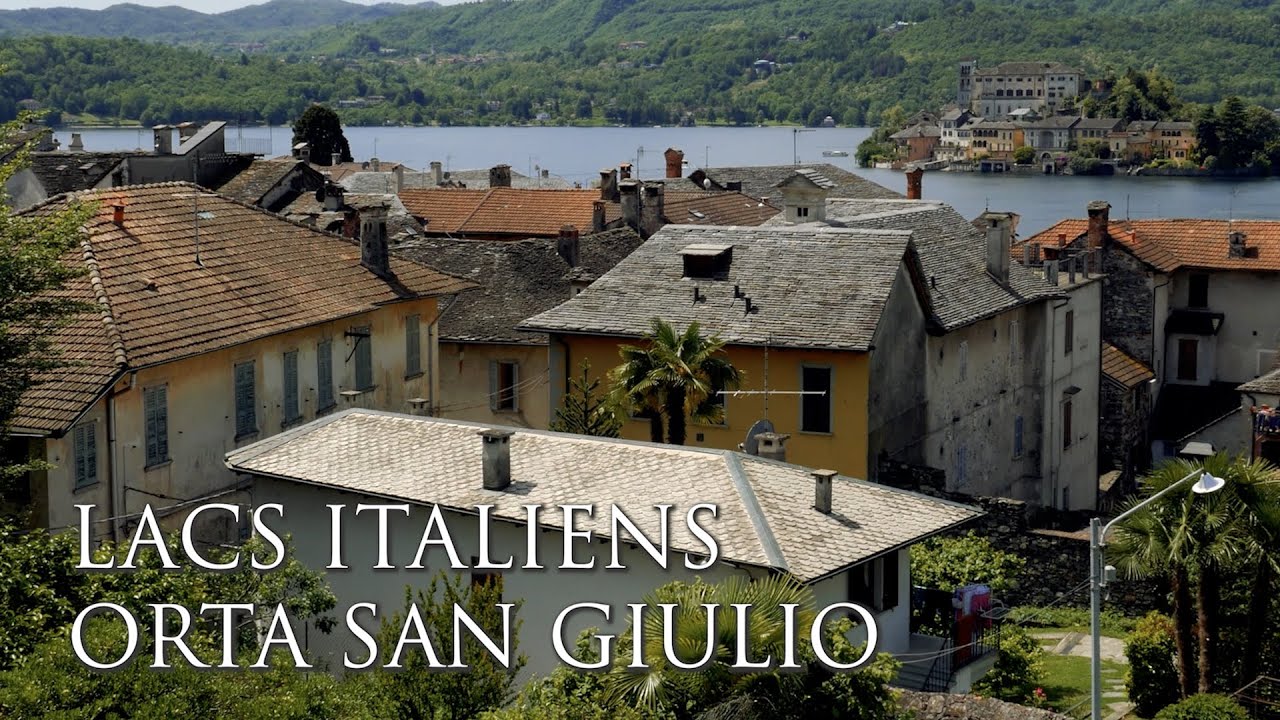 LACS ITALIENS : lac d'ORTA - 4K