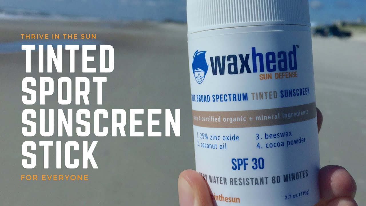 Best Water Resistant Tinted Sunscreen Stick for Swimming 80m • Waxhead