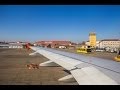 Посадка в аэропорту Пашковский (Краснодар) 22.03.2014 Aeroflot A320-214 VP-BJA