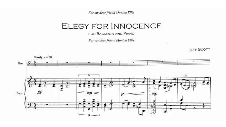 Jeff Scott: Elegy for Innocence (2009)
