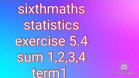 sixthmaths| term1| exercise5.4#samacheer #theensuvaikanakku