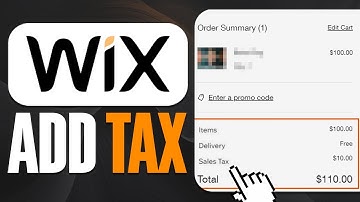 How To Add Tax To WIX | WIX Tax Settings Tutorial