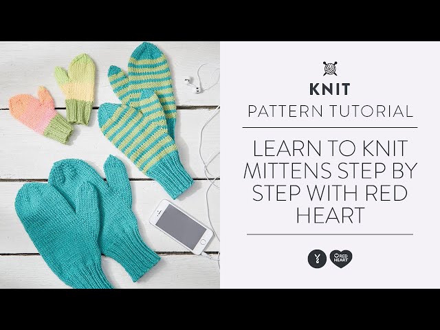 Free Red Heart Mittens For All Pattern