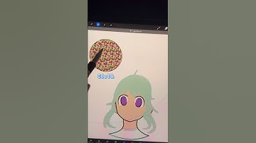 Making oc with random color oc challenge  #challenge #oc #randomcolor #イラスト