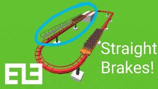 How to make straight final brake runs! | Tutorial | Ultimate Coaster 2