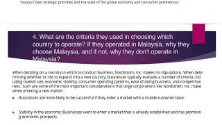 ARS 4103 Individual Assignment 2 Analyzing a Global Company