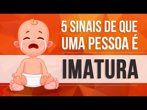 Vídeo: Como você pode saber se alguém é emocionalmente imaturo?