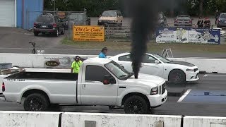 Pickup trucks on steroidsdrag racing,ford f150,Hellcat,Dodge Ram,Corvette