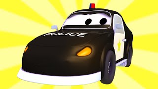Tom la Grúa y la Super Patrulla con el Coche de Policía en Auto City | Dibujos animados para niños