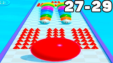 BALL RUN 2048 gameplay All Levels Gameplay Android,ios (Level 27-29)