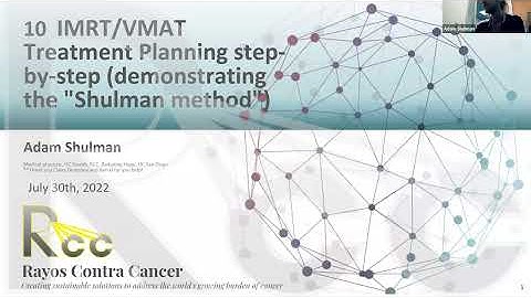 Session 10 - IMRT/VMAT Treatment Planning step-by-step (demonstrating the "Shulman method”)