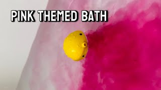 Toys are Linked in The Description 👇Pink Themed Bath Idea 💕