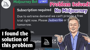 Midjourney Subscribe Problem | how to solve midjourney problem| Get Midjourney AI For Free Unlimited