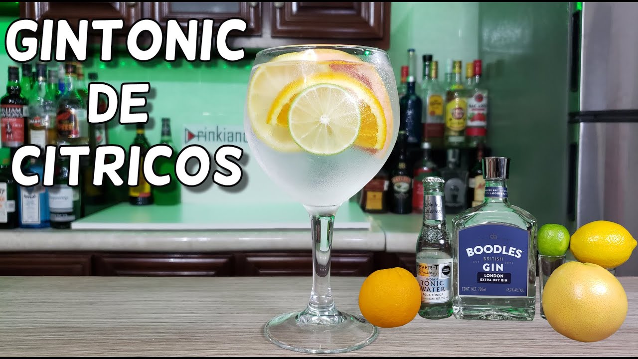 ¿Cómo Preparar El Gintonic De Citricos ? | Gintonic Refrescante Y Delicioso