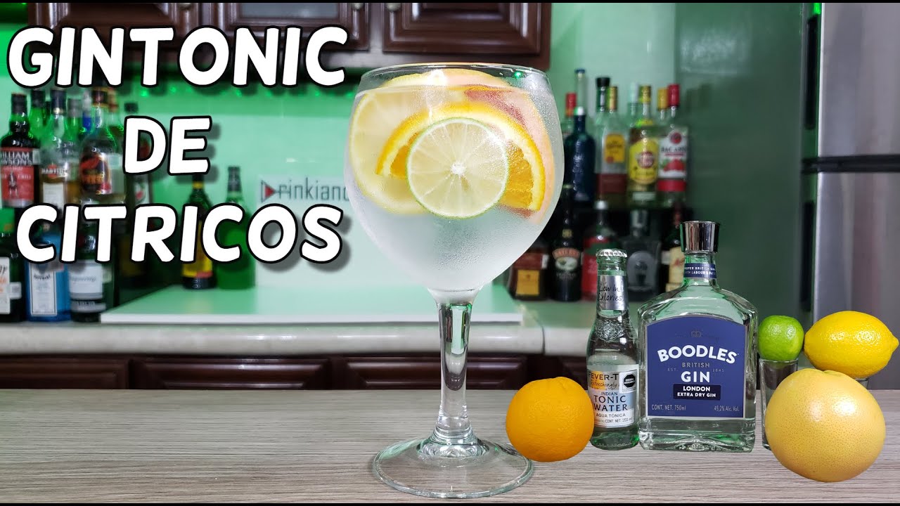 ¿Cómo Preparar El Gintonic De Citricos ?  | Gintonic Refrescante Y Delicioso 