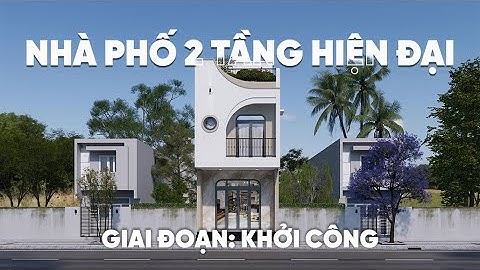 Mẫu Nhà Phố 2 Tầng Hiện Đại tại Củ Chi, TP. HCM - Giai Đoạn Khởi Công