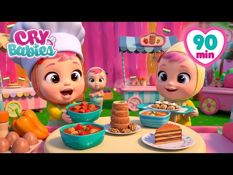 A Cry Babies ínyenc ételfesztivál 🍰 Cry Babies Magyarul | Teljes epizódok | Mesék