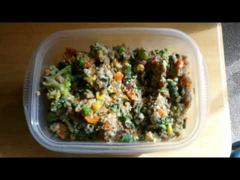 Making homemade dog food - YouTube