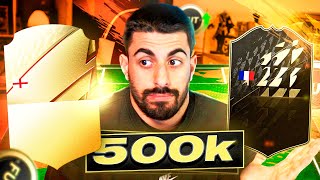 LA MEJOR PLANTILLA POR 500K EN FIFA 22