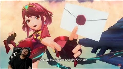 Reacting to smash DLC Pyra/Mythra W/ @johnny_bullet_seeds239