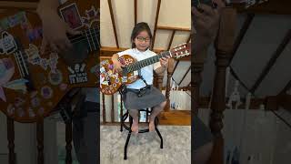 The guitarist's way book 1. No 42 Spanish Dance #6yearoldguitarist #beginnerguitar #childguitarist