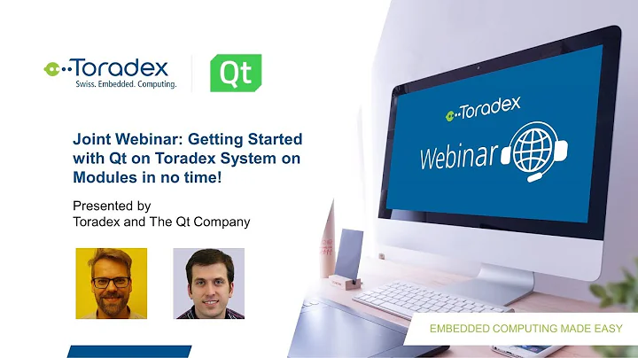 Getting Started with Qt on Toradex System on Modules in no time!