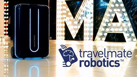 This Futuristic Robot Suitcase Moves On Its Own and Follows You