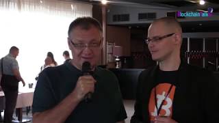 Вступительное интервью Евгений Романенко на Kyiv Blockchain Forum.