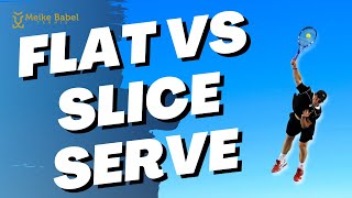 Flat Serve vs Slice Serve In Tennis - How To Hit Each One PLUS Pronation Drills