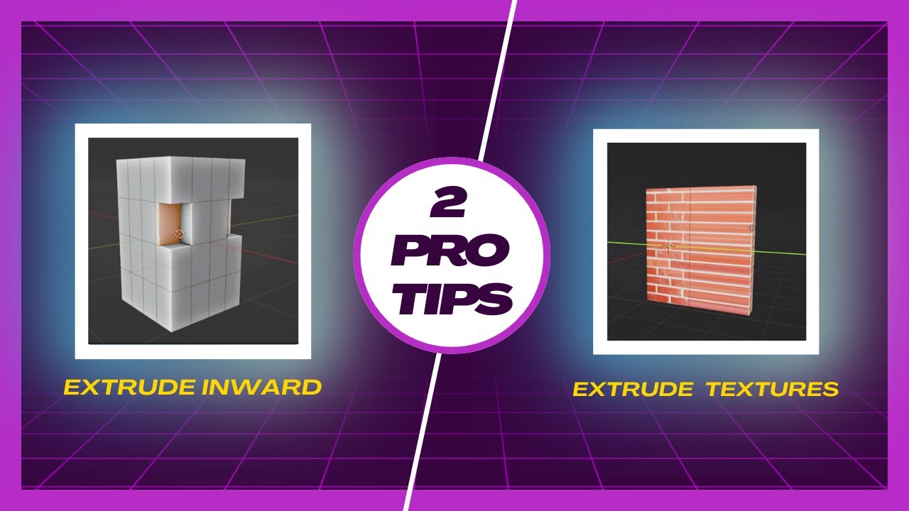 Right Way To Extrude Faces in Blender - YouTube