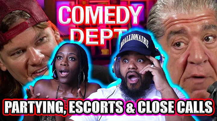 Theo Von And Joey Diaz- Partying, Escorts And Close Calls- BLACK COUPLE REACTS