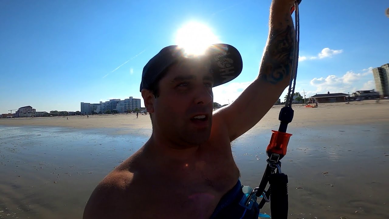 Kiteboarding at Revere Beach with the crowd YouTube